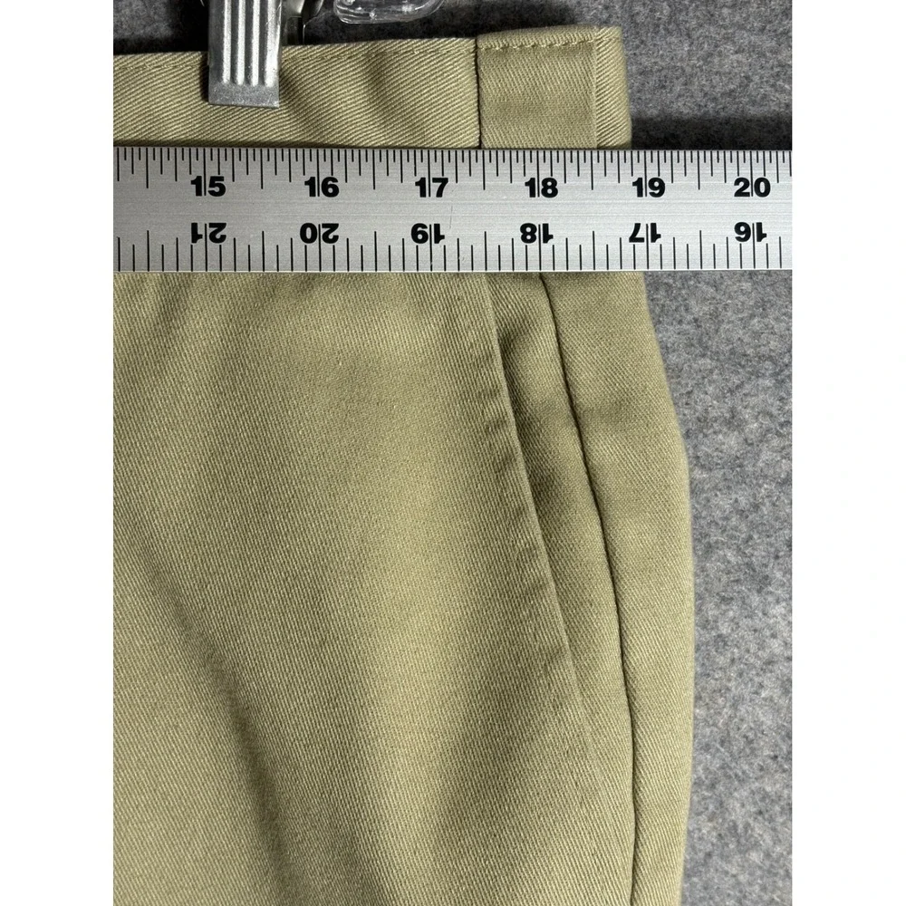 Dickies Men Khaki Straight Fit Work‎ Pants Casual Chino Size 38x32